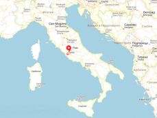 рим на карте италии